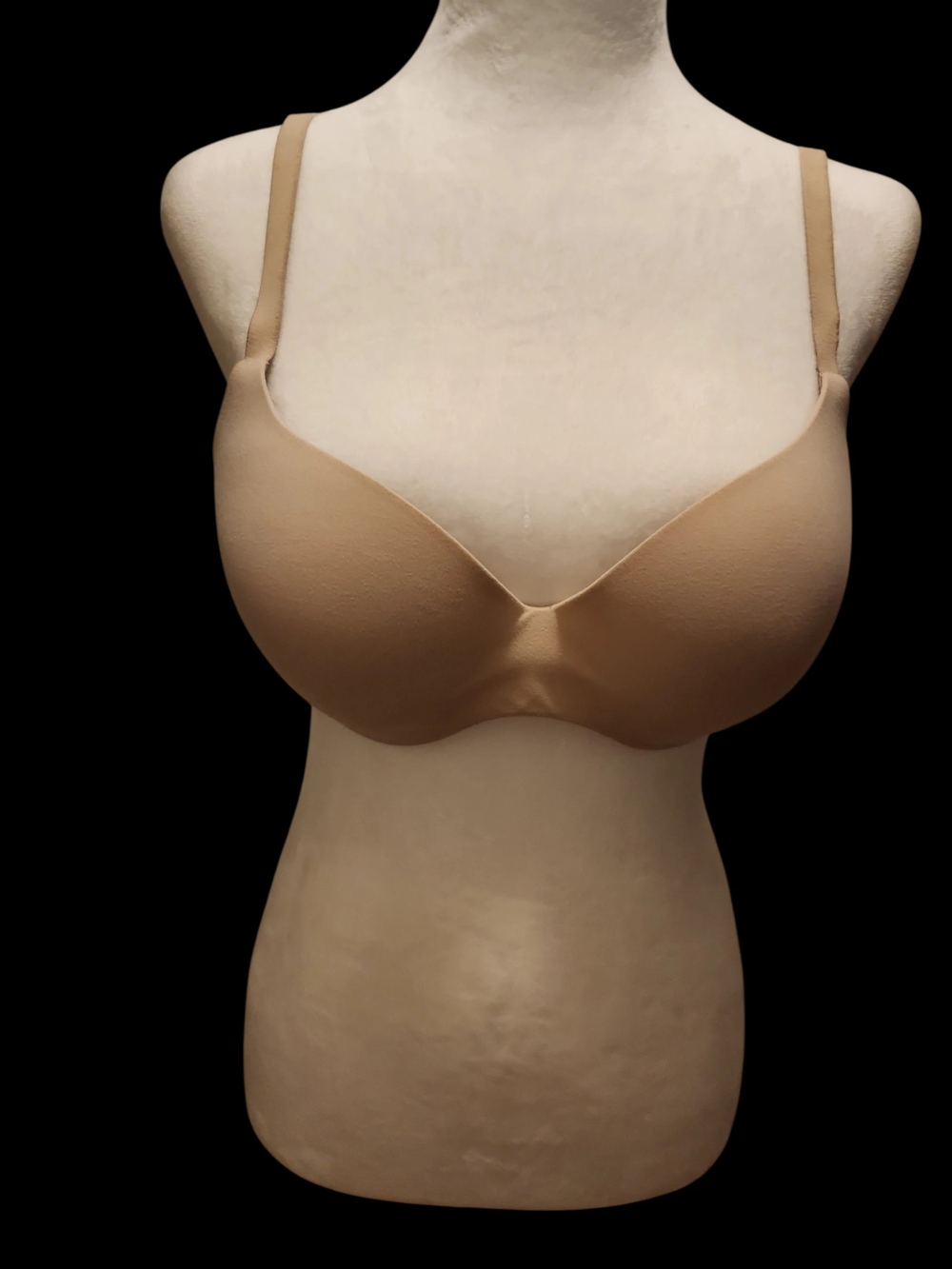 Victoria Secret Nude T-Shirt Bra -push Up Smooth 34 D Everyday Support